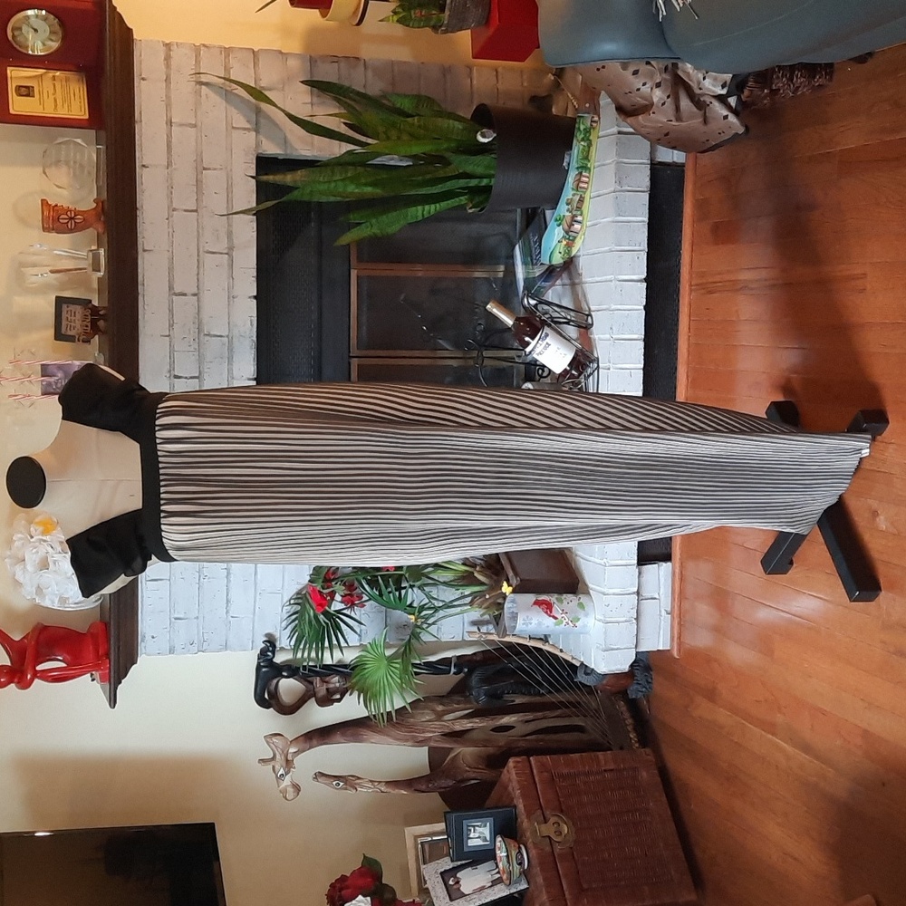 Handmade Maxi Dress w/ Straps, size XL